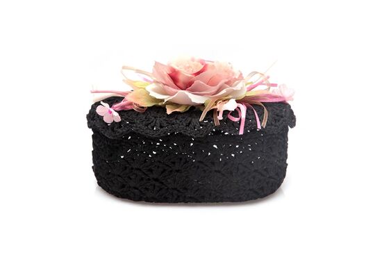 POLENTI KUCUK KUTU SIYAH 21.5x14x8.5 cm - 2