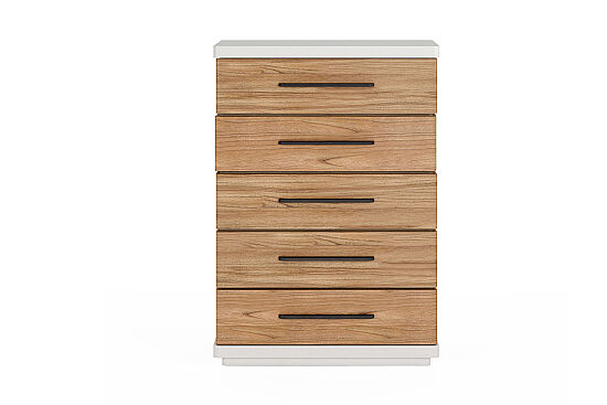 PORTİCO ŞİFONYER 5 ÇEKMECE KAHVE 46x137x96cm 323150-3351 - 3