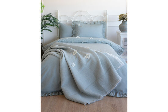 PREMİUM NEVRESİM TAKIMI 160X220 TK 4 PRC YEŞİL - 5