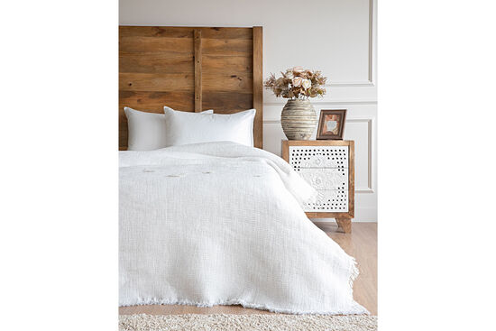 PREMİUM YATAK ÖRTÜSÜ TK. 160X210-220 CM KREM - 2