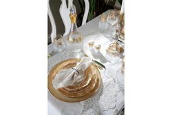 RANOSSE DEKORATİF PEÇETE KREM 45x45cm - 2