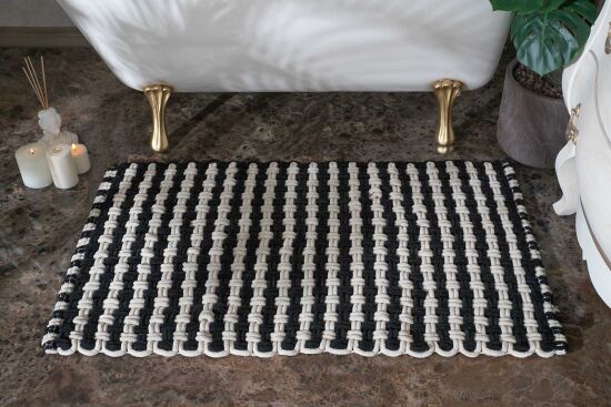 RAPPORTO PASPAS 70x120 CM EKRU-SİYAH - 3
