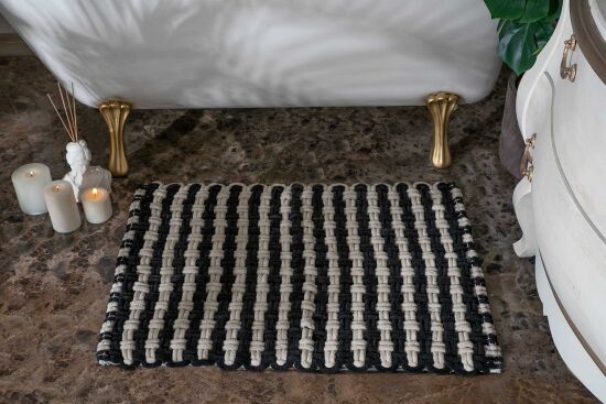 RAPPORTO PASPAS 60x90 CM EKRU-SİYAH - 5
