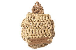 RAYONA PECETELIK NATUREL-KAHVE 10x12cm - HOME SWEET HOME
