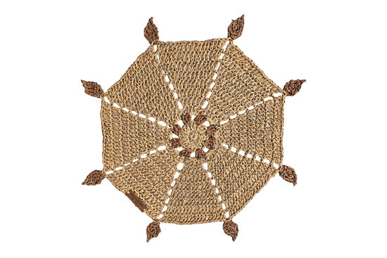RAYONA YUVARLAK SUPLA NATUREL-KAHVE 45cm - 2