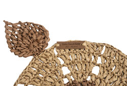 RAYONA YUVARLAK SUPLA NATUREL-KAHVE 45cm - 3