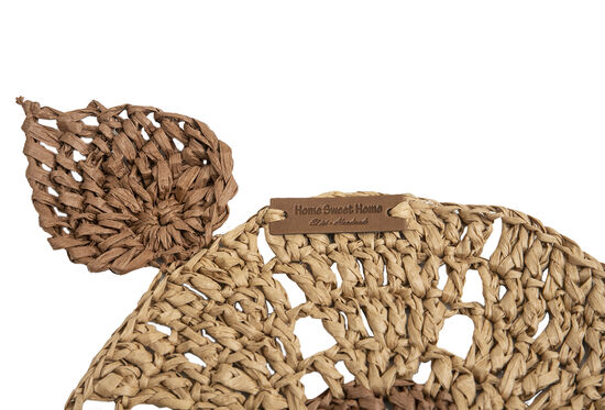 RAYONA YUVARLAK SUPLA NATUREL-KAHVE 45cm - 3