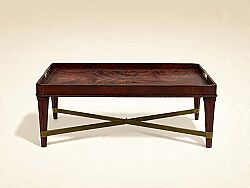 REVİVAL DİKDÖRTGEN ORTA SEHPA KAHVE 80x141x49cm 328300-1730 - KERVAN