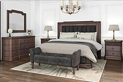 REVİVAL MARKİZ KAHVE 53x159x67cm 328149-1730 - 5