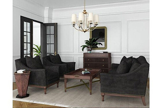 REVİVAL YAN SEHPA KAHVE 41x36x61cm 328309-1730 - 5