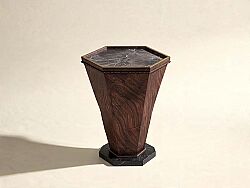 REVİVAL YAN SEHPA KAHVE 41x36x61cm 328309-1730 - KERVAN