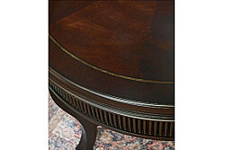 REVİVAL YUVARLAK YAN SEHPA KAHVE 71x71x61cm 328303-1730 - 4