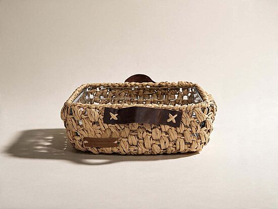 RIGONNI KARE SERVIS TABAGI 24X24 CM NATURAL - 1