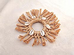 RIGONNI PECETE HALKASI NATURAL CAP:15cm - HOME SWEET HOME