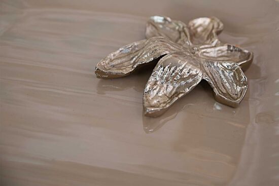 RITUAL Silk Stone Dekoratif Tabak 27 cm L x 25 cm W x 3 cm H (25010 ) - 3