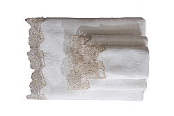 ROSALİN 30X50 HAVLU ECRU - 5