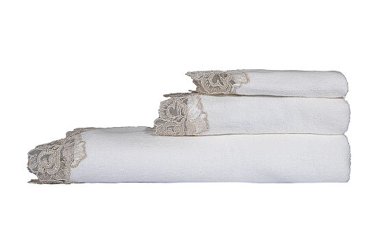 ROSALİN 30X50 HAVLU ECRU - 6