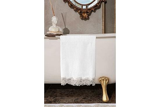 ROSALİN 90X150 HAVLU ECRU - 6