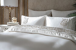 ROSALİN NEVRESIM TAKIMI 260X240 KING SIZE 6 PRC ECRU - 3