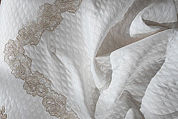 ROSALİN PİKE TAKIMI 240X250 CK 3 PRC KREM - 4