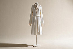 ROSALİN S/M BEDEN BORNOZ ECRU - 2