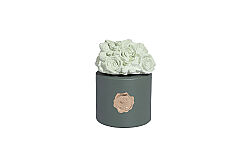 ROSALİNDA GÜL TAŞLI KOKU ŞİŞESİ 9x12,5 cm 200 CC YEŞİL - 2