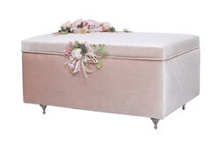 ROSE DREAM-2 DIKDORTGEN NISAN SANDIGI BEJ 60x41x31 cm - HOME SWEET HOME