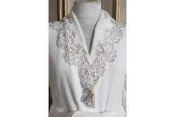 ROSE PERLA BORNOZ EKRU L/XL BEDEN - 4