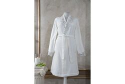 ROSE PERLA BORNOZ EKRU L/XL BEDEN - 3