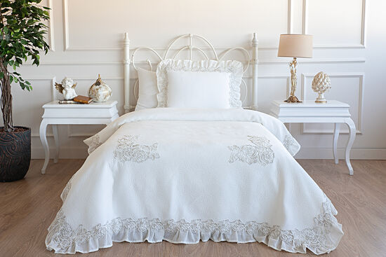 ROSE PERLA PIKE 180x270 cm TK. 2 PRC KREM - 1