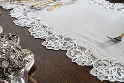 ROSE PERLA RUNNER EKRU 45x160cm - 6