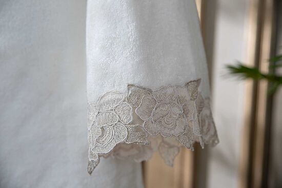ROSELLE BORNOZ KREM S/M BEDEN - 3