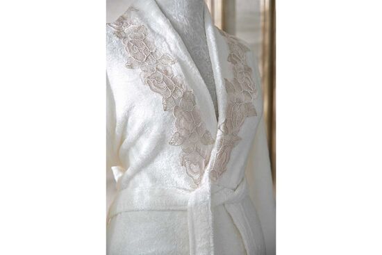 ROSELLE BORNOZ KREM S/M BEDEN - 2