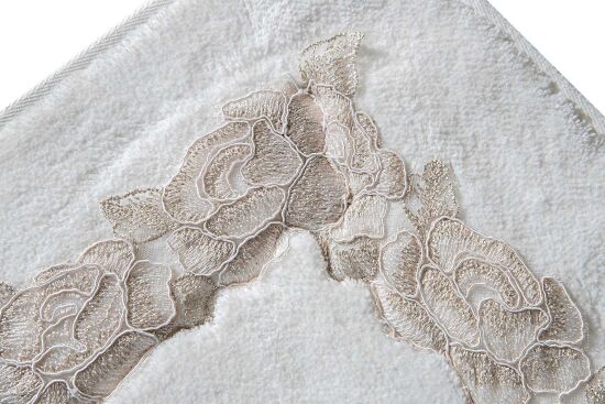 ROSELLE PASPAS KREM 80x140cm - 2