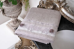 ROSINA 90X150 HAVLU GRI - 5