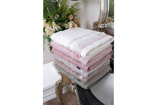 ROSINA 90X150 HAVLU GRI - 6