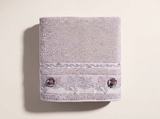 ROSINA 90X150 HAVLU GRI - 1