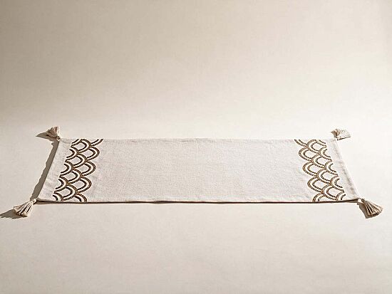 RUNNER 40x140 cm - KREM/YEŞİL - 1106 TR - 1
