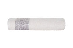 ŞAL DESEN BORDÜRLÜ HAVLU EKRU 70x140cm (TRY) - 4