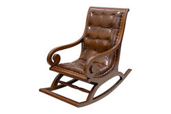 SALLANAN SANDALYE KAHVE 61x115x98cm ICS23 - 5