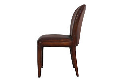 SANDALYE DERİ KAHVE 60x50x86cm C0663-1D B102 - 3