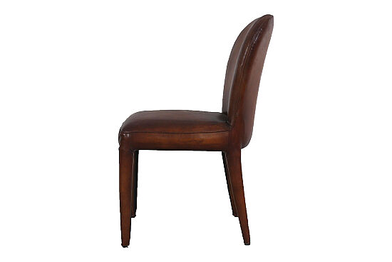SANDALYE DERİ KAHVE 60x50x86cm C0663-1D B102 - 3