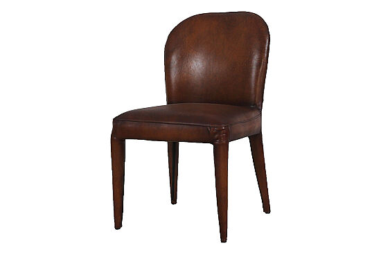 SANDALYE DERİ KAHVE 60x50x86cm C0663-1D B102 - 6