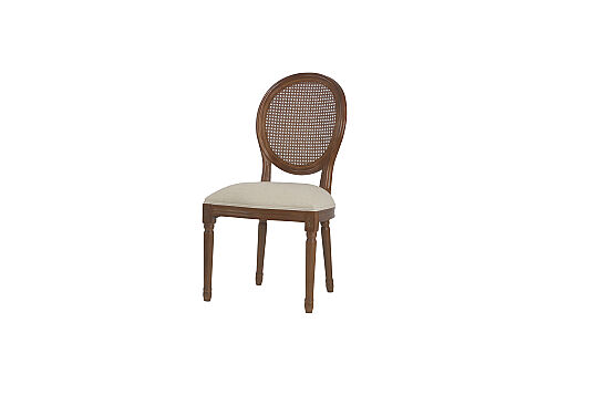 SANDALYE KOLSUZ KAHVE 50x60x98cm LJ-DC-003B - 5