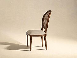 SANDALYE KOLSUZ KAHVE 50x60x98cm LJ-DC-003B - 2