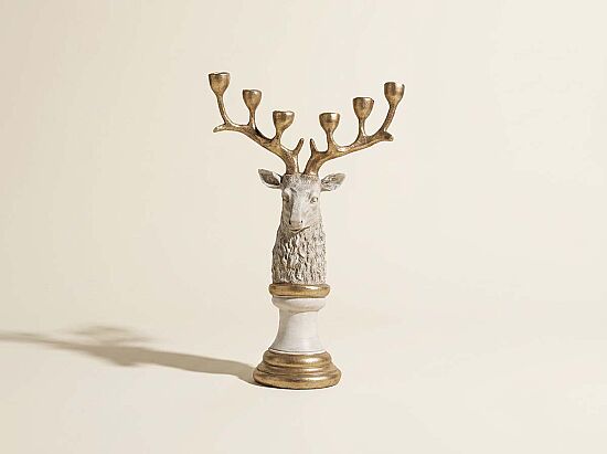 GEYIK SAMDAN BUYUK 48x33 cm GOLD-KREM SD24 - 1