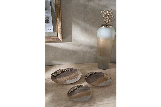SERENITY Dekoratif Tabak 20 cm W , 3 cm H ( 24840 ) - 4