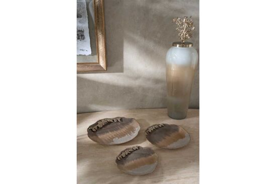 SERENITY Dekoratif Tabak 30 cm L , 29 cm W , 3,5 cm H ( 24842 ) - 5