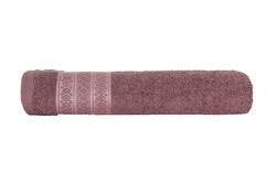 ŞERİT DESEN BORDÜRLÜ HAVLU LİLA 70x140cm (TRY) - 4