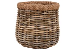 SHELY RATTAN SEPET ORTA 31x31x33cm - KERVAN